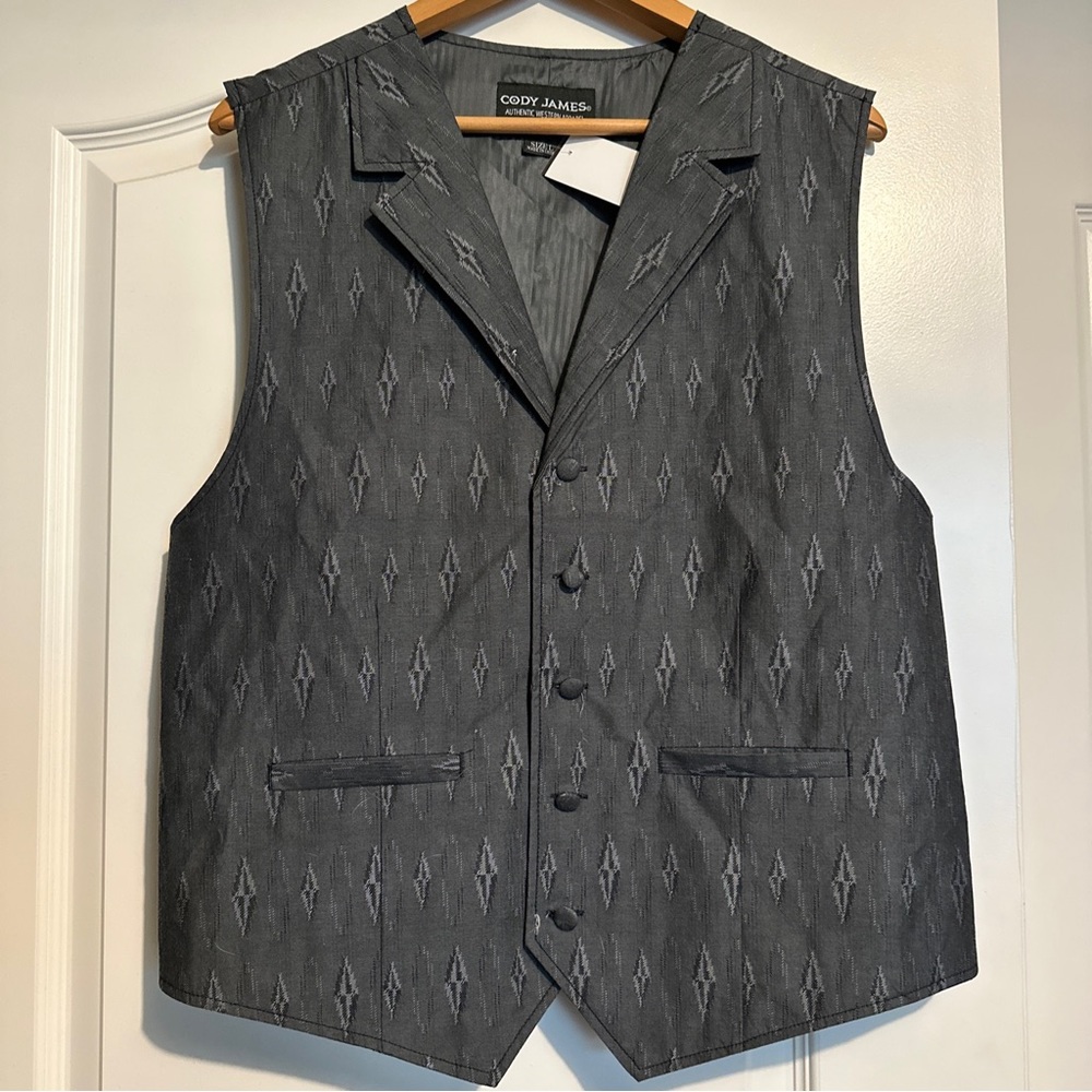 Cody James authentic western apparel vest size L